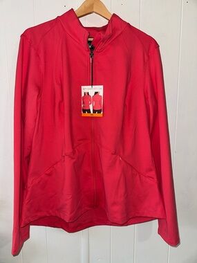 Spyder Active Red Full-Zip Jacket xxl plus